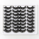 Ultimate 3D Mink False Eyelashes Variety Pack Fluffy Natural
