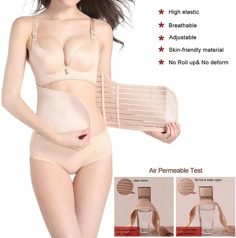 Ultimate 3 in 1 Postpartum Belly Belt for Recovery Aid