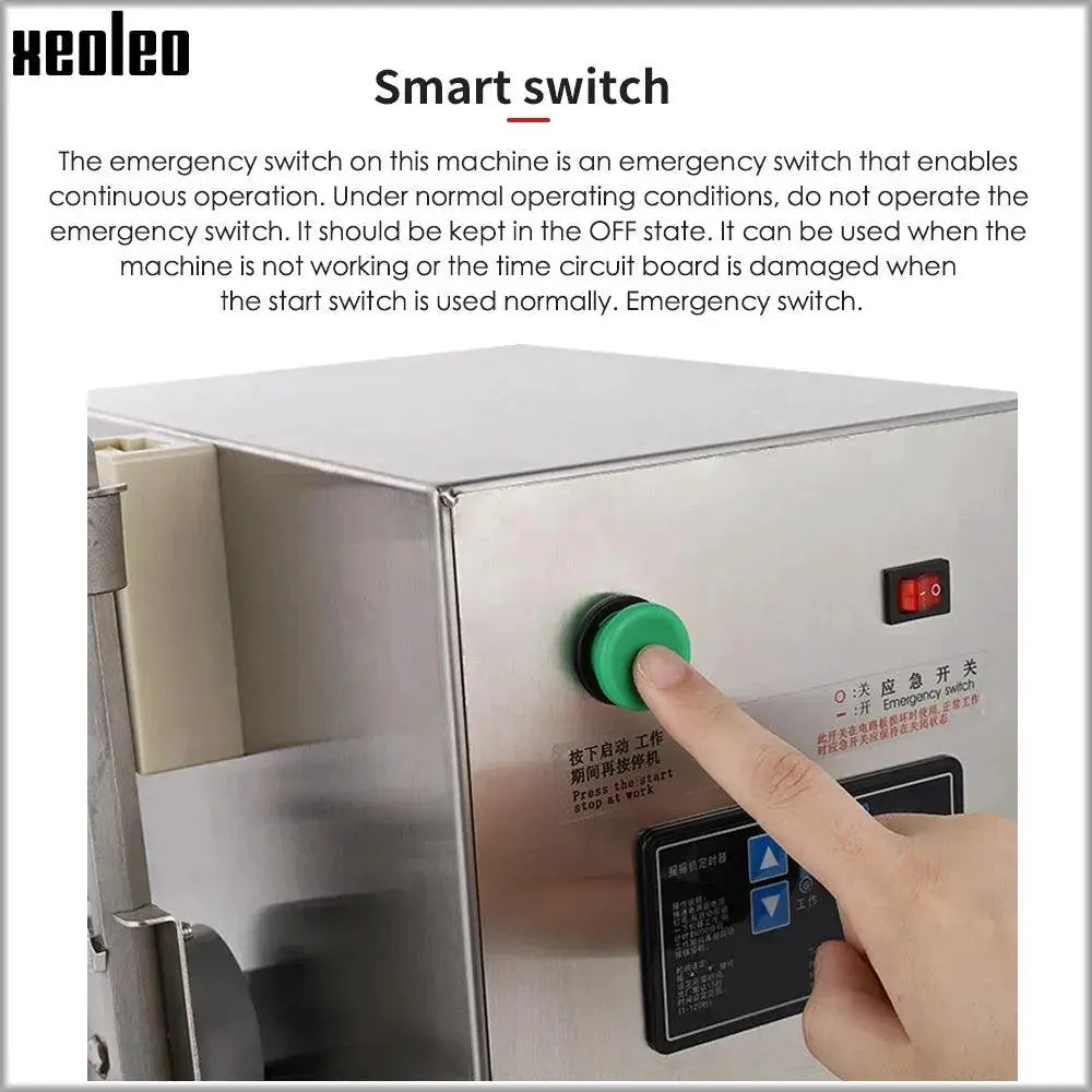 Xeoleo Commercial Boba Shaker Bubble Tea Machine Stainless