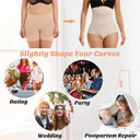 High Waist Tummy Control Shapewear For Butt Lifting Slimming