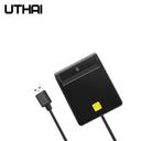 Uthai X02 Usb Sim Card Reader Secure Bank Card Reader