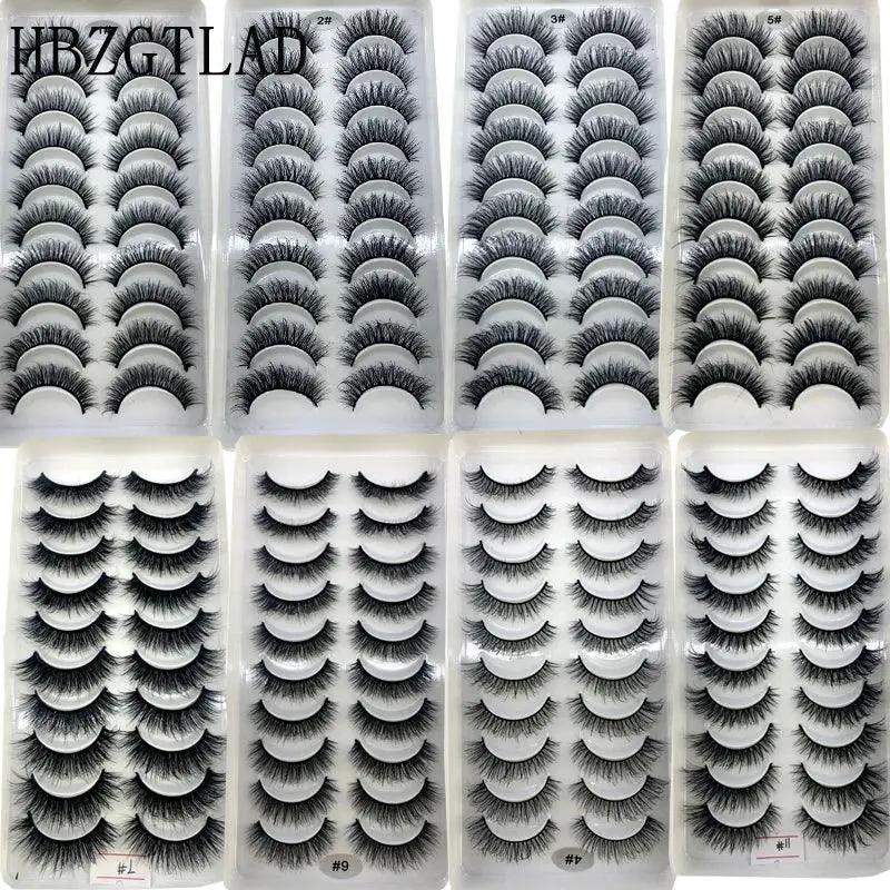 Luxurious 3D Mink False Eyelashes Variety Pack Handmade