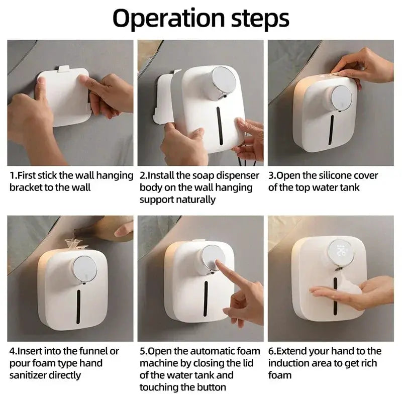 Mi Soap Dispenser Wall Mounted Temperature Display