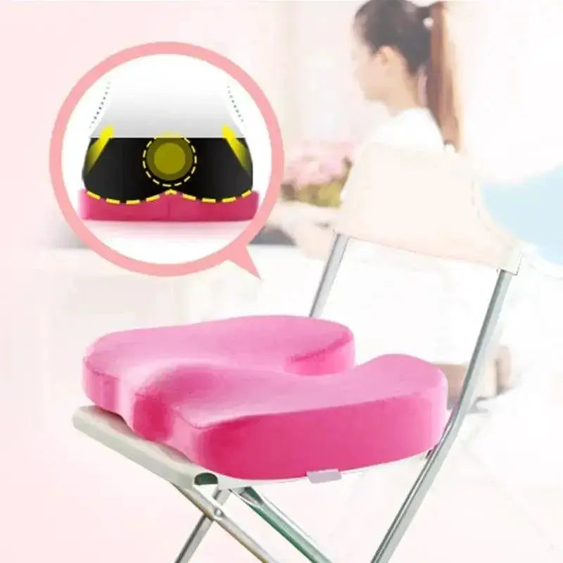 Orthopedic Memory Foam Coccyx Cushion for Comfort Anywhere