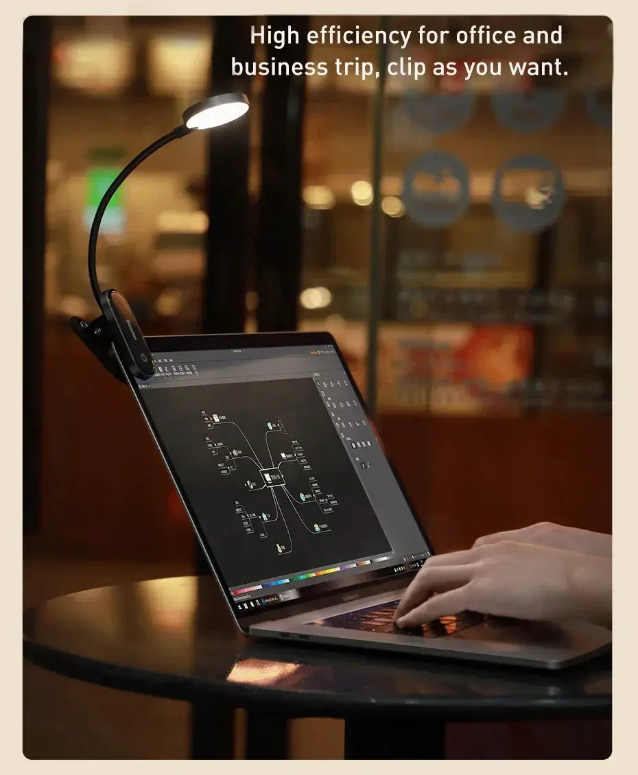 Stepless Clip Desk Lamp for Reading — product view 12