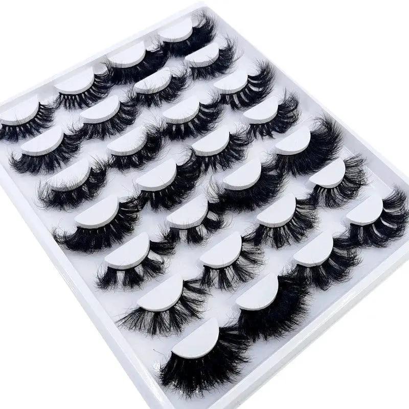 3D Mink Fluffy Eyelashes Variety Pack For Eye Looks