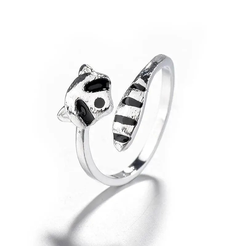 Cute Cartoon Animals Raccoon Fox Tail Jewelry For Ladies
