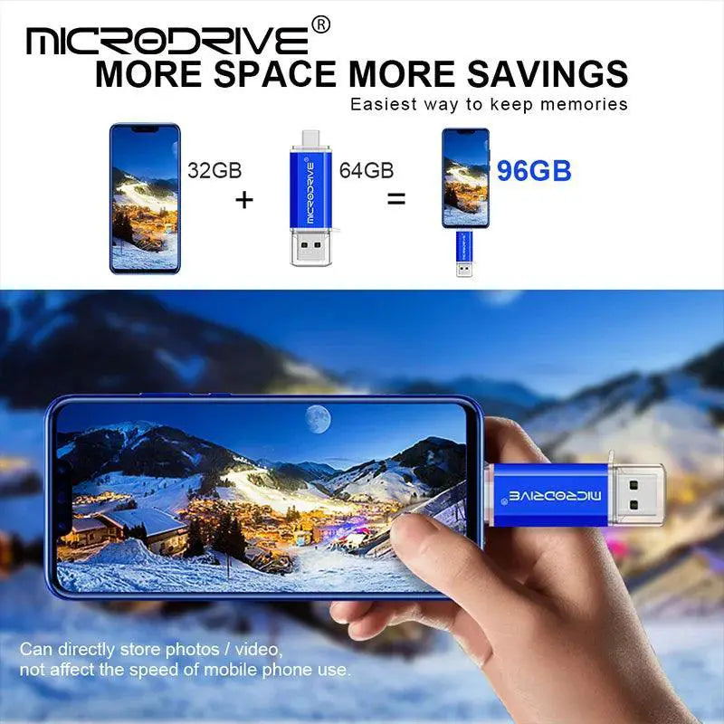 OTG USB Type C Flash Drive High Speed Storage Solution