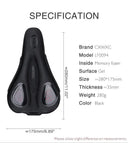 Memory Gel Bike Saddle Cover for Comfort