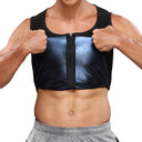 Men Sauna Sweat Vest Waist Trainer Compression Shirt Slimming