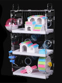 Acrylic Hamster Cage for Small Pets