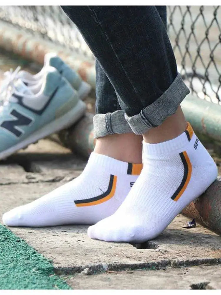 Comfort Driven Breathable Ankle Socks 10 Pair Athletic Set