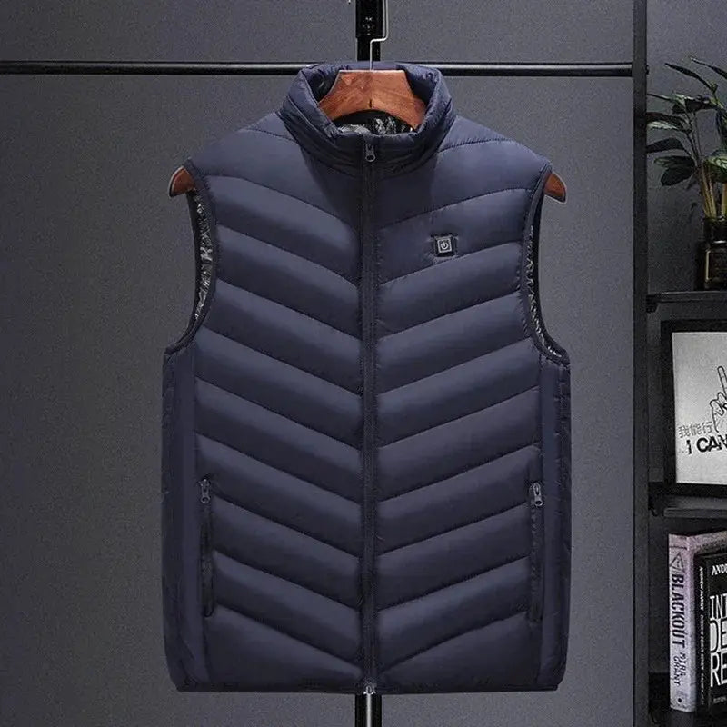 Men's Graphene Heated Vest USB Jacket For Cold Weather