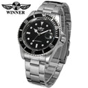 Elegant Stainless Steel Men's Automatic Watch for Formal Wear