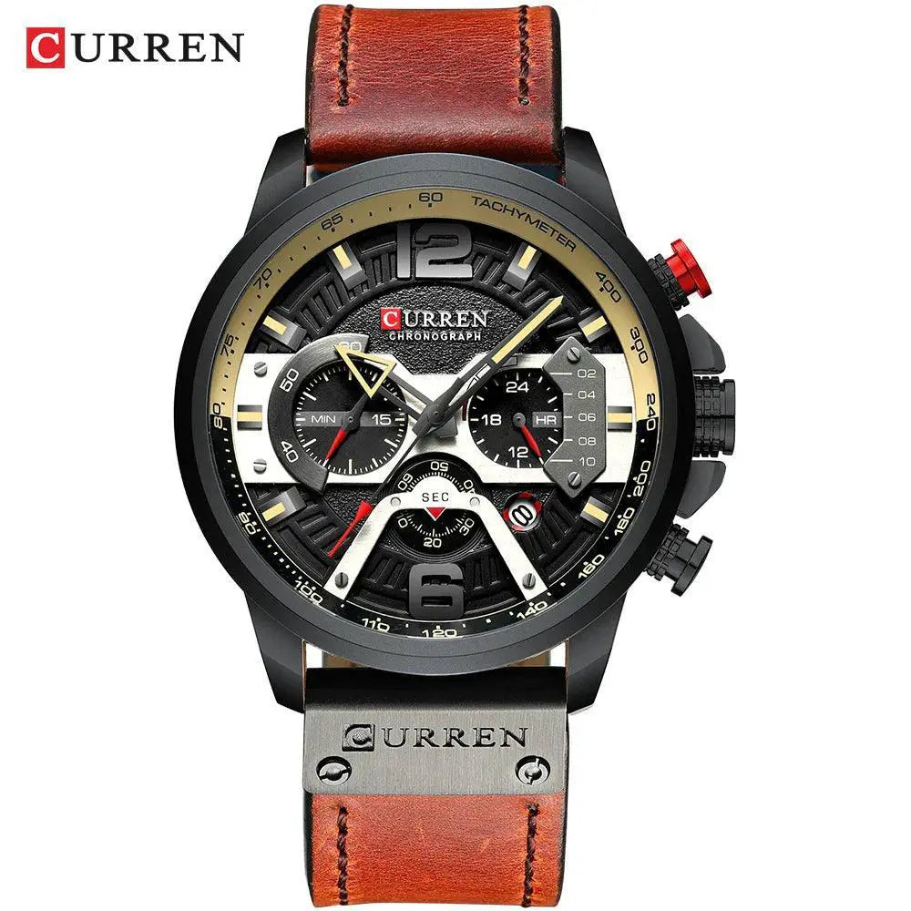 Precise Chronograph Watch for Men Daily Military — product view 16