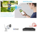 4MP Wireless Outdoor Security Camera with Night Vision Features