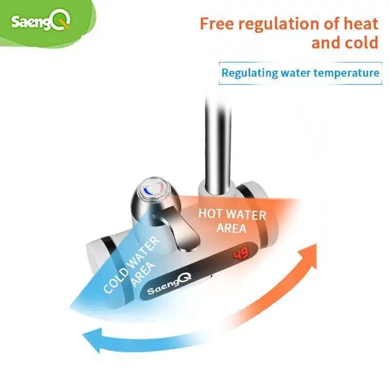 Electric 220V Tankless Water Heater For Kitchen Faucet