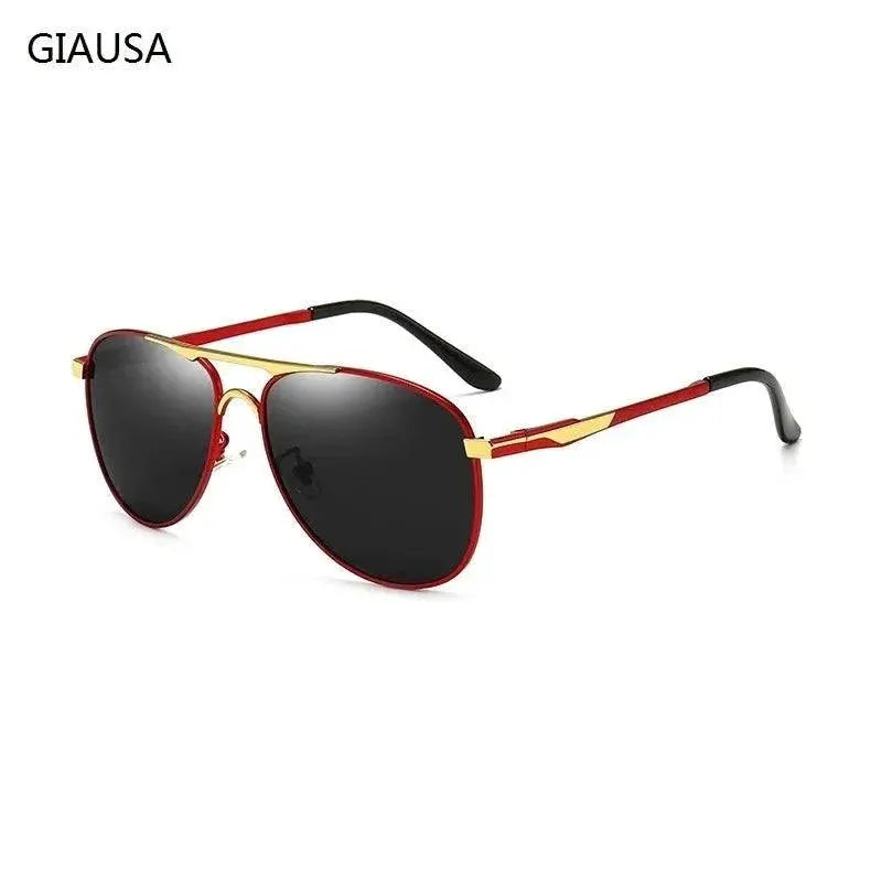 Unisex Luxury Polarized Pilot Sunglasses for Driving Fishing