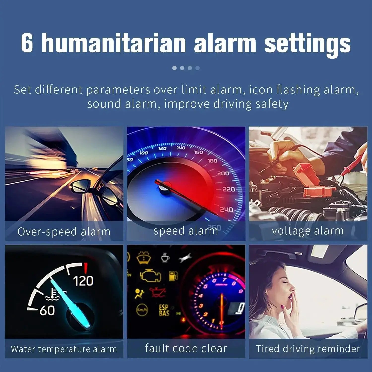 Geyiren HUD Head Up Display For Car Safety And GPS