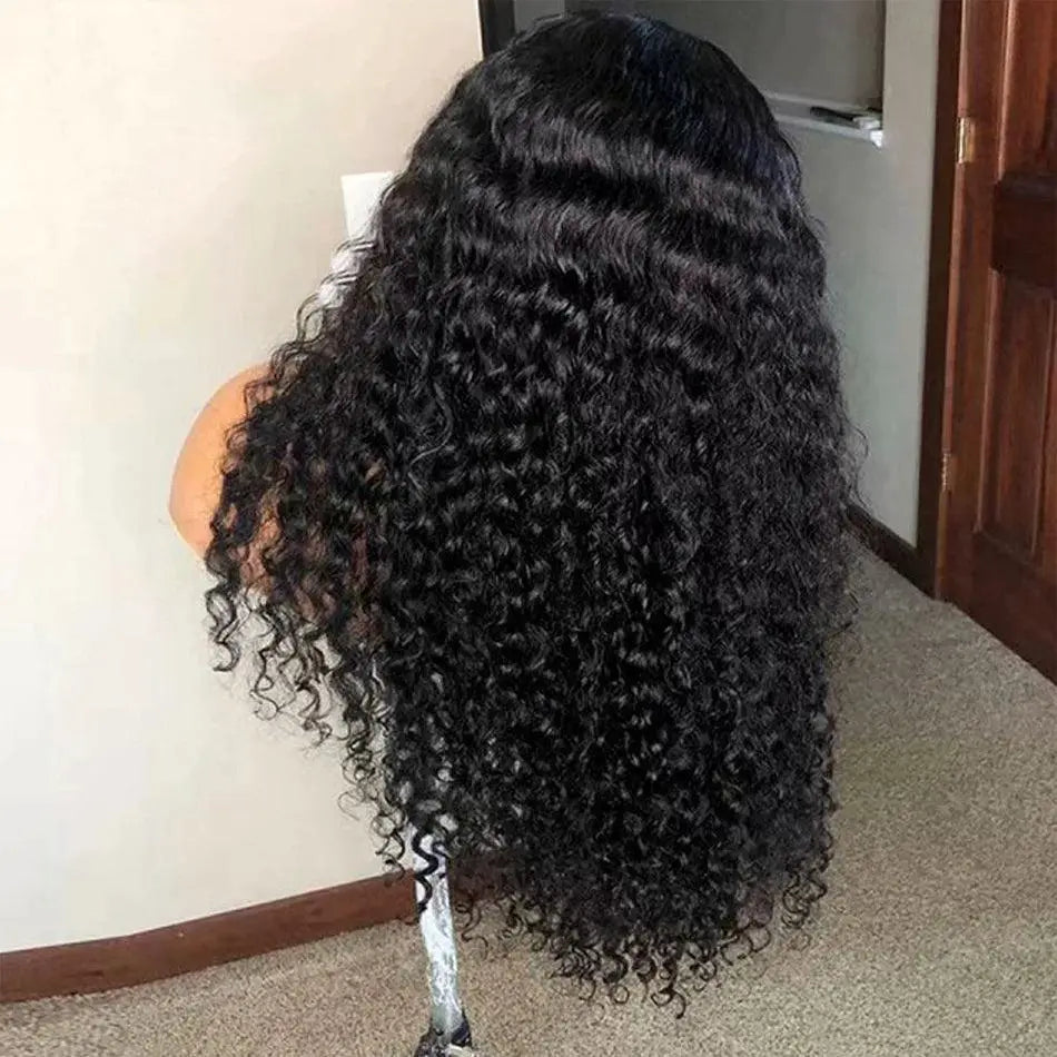 Plum Curly Brazilian Human Hair Wig Bundle For Style