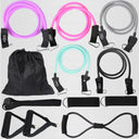 Versatile 12-Piece Resistance Bands Set for Home Fitness