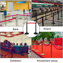 VEVOR 4-6Pcs Queue Security Posts Crowd Control Stanchion Barriers