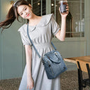 High Quality Leather Backpack Women Shoulder Bags Mochila