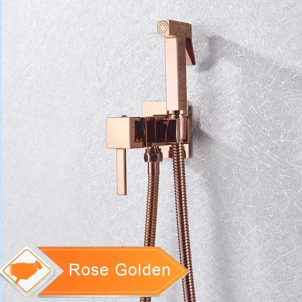 Rozin Chrome Bathroom Bidet Faucet High Pressure Mixer Crane