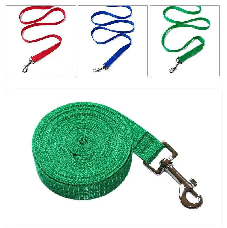 Nylon Dog Training Leash for Stylish and Secure Walks