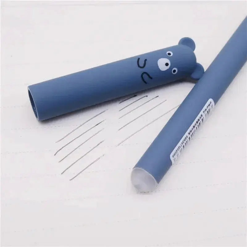 Cute Cartoon Animals Erasable Gel Pens for Girls Gift Set
