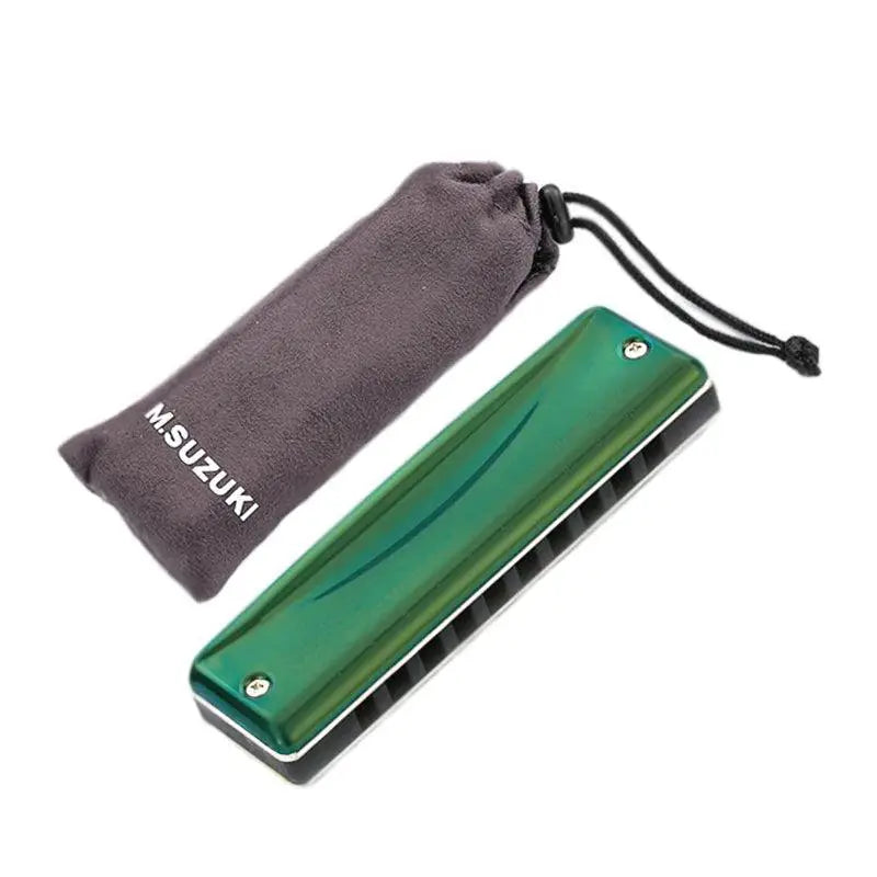 Suzuki Olive C 20 Diatonic Harmonica Key of C Olive Green