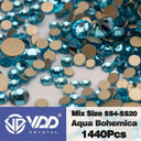 Crystal Gold Flatback Rhinestones for DIY Nail Art Sparkling
