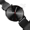Durable Mesh Belt Watch For Men Calendar
