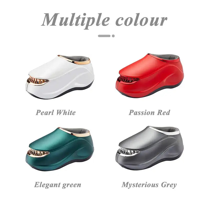1pcs Intelligent Foot Massager Shoe Improve Blood Circulation Electric Walkable Massage Shoes 4 Colors Air Heating