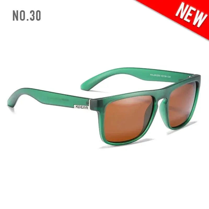 KDEAM Polarized Sunglasses For Men Classic Square Frame