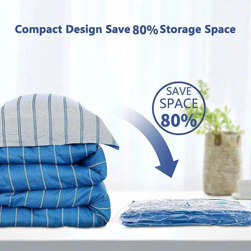 Vacuum Storage Bags Set Space Saving Puncture Resistant
