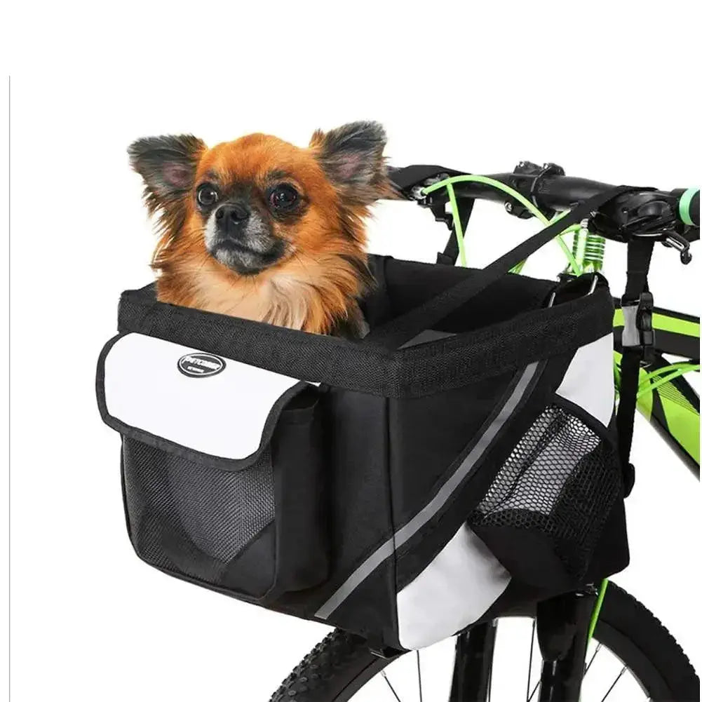 TrailPaw Bicycle Pet Carrier Basket Secure Transport