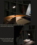 Stepless Clip Desk Lamp for Reading