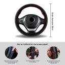 Luxurious Fur Steering Wheel Cover for Grip and Style