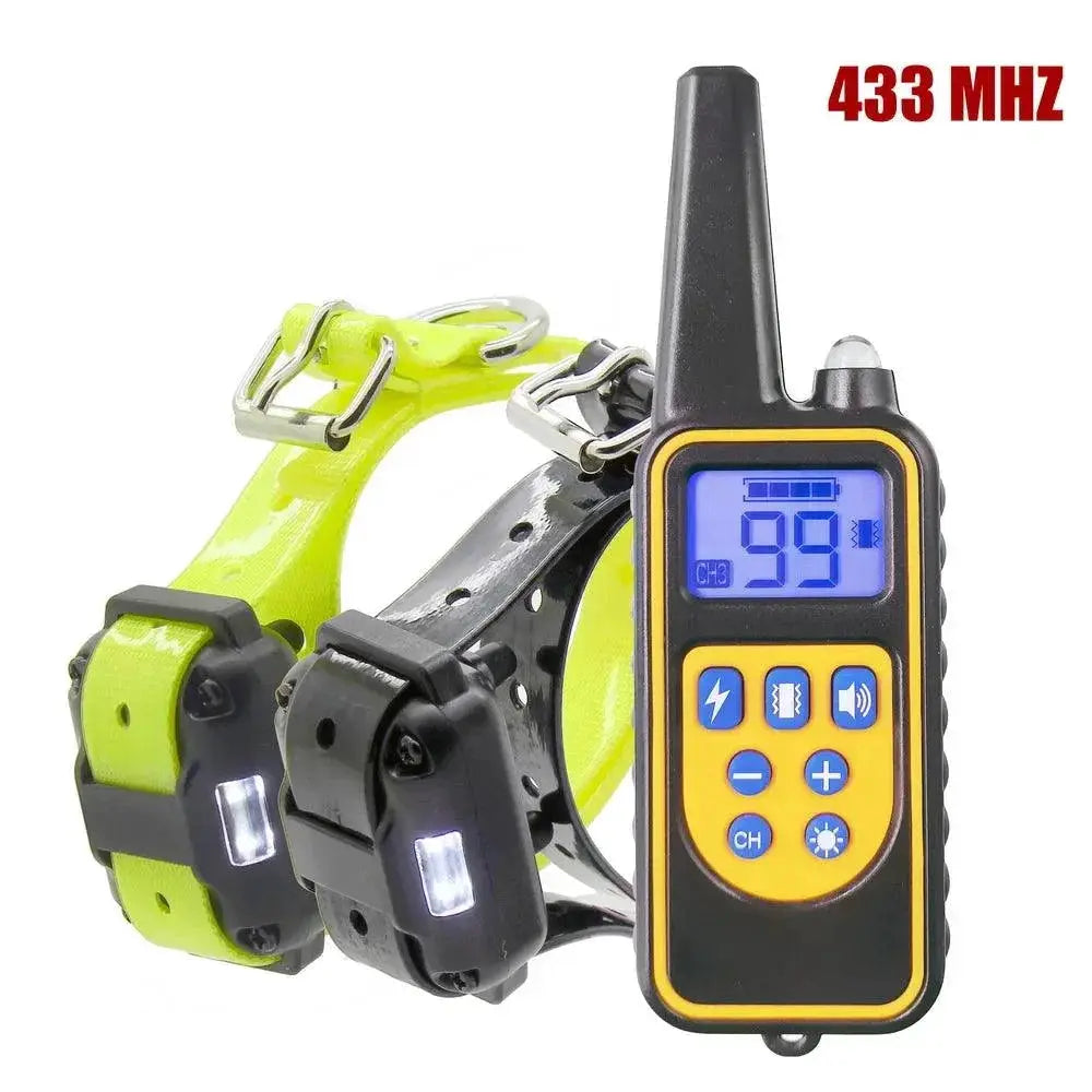 Electric Dog Training Collar Remote Control LCD Display