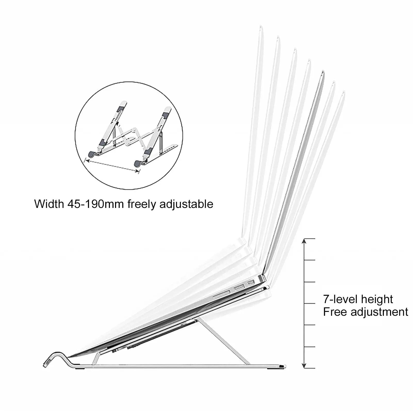 11-17 Inch Portable Laptop Stand Foldable Notebook Holder - OurLum.com
