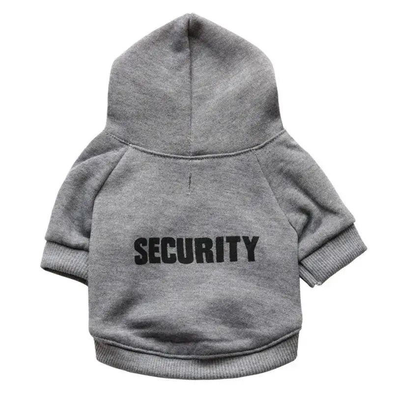 Security Cat Jacket Warm Pet Clothing for Cats and Dogs