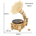 Robotime Wooden Gramophone DIY Kit