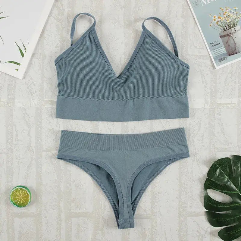Seductive Comfort Seamless Bralette Set Lingerie Modern