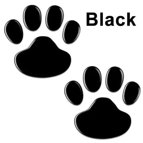 Cool Paw 3D Animal Footprint Car Decals Set Of 2 Pack