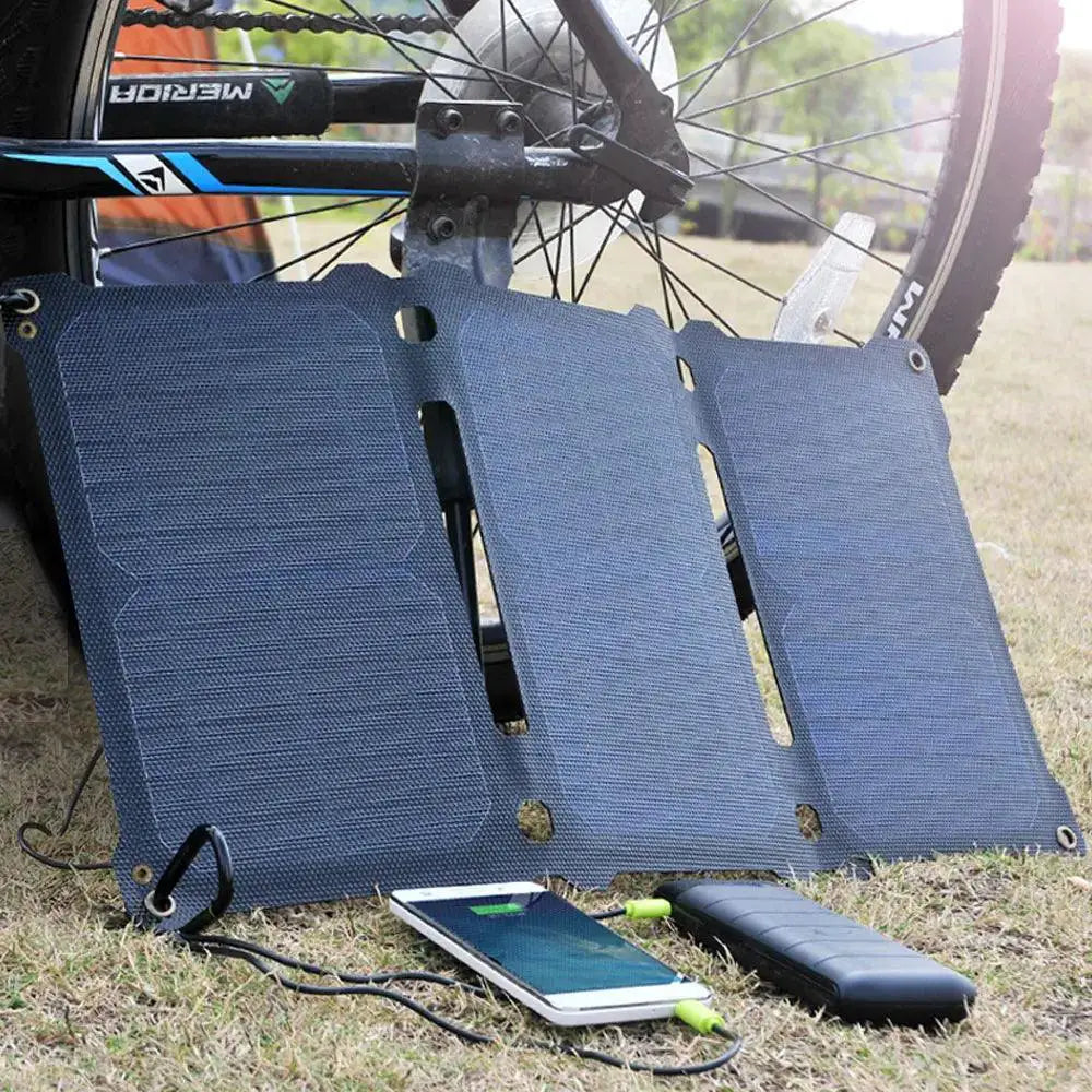 Allpowers 21W Portable Camouflage Solar Charger Power Bank