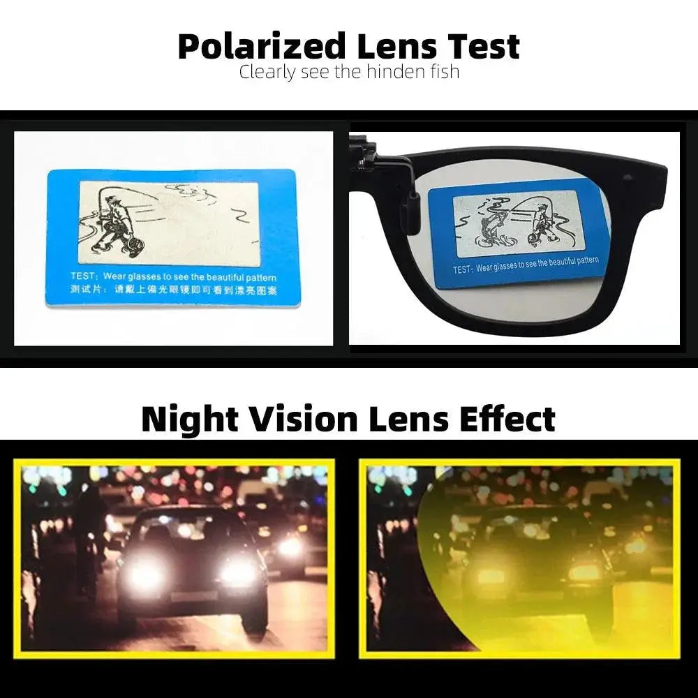 Polarized Clip On Sunglasses For Men And Women Outdoors