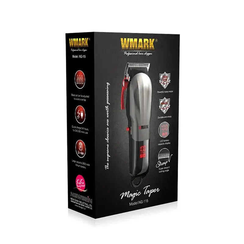 WMARK NG 115 New Arrivas Rechargeable Cordless Hair Clipper