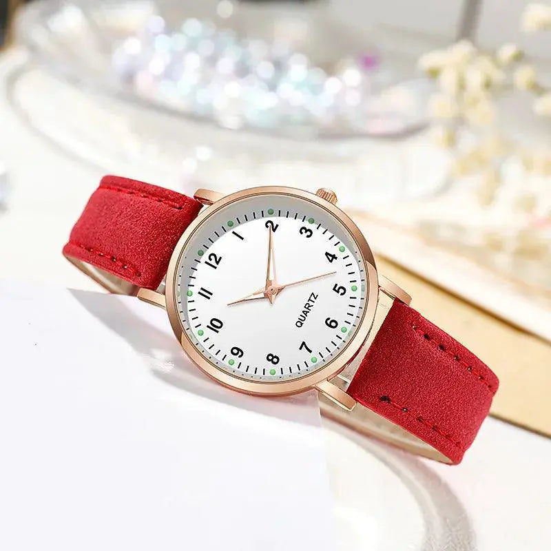 Women Quartz Watch Leather Belt Fashion Casual Timepiece - OurLum.com