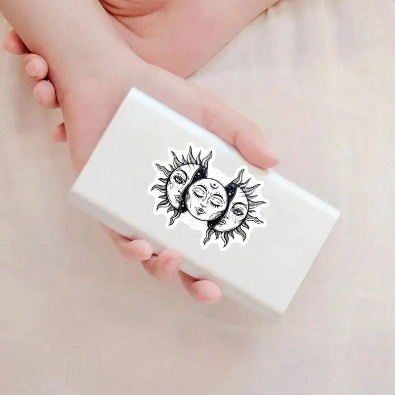 10/30/50Pcs Moon Light Stickers Waterproof Decal for Laptops - OurLum.com